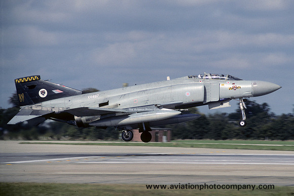 RAF 74 Squadron McDonnell F-4M Phantom FGR.2 XV497/W (1992)