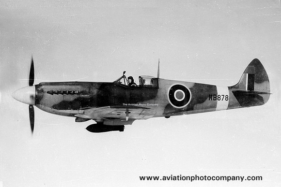 RAF Supermarine Spitfire XII MB878 Air to Air