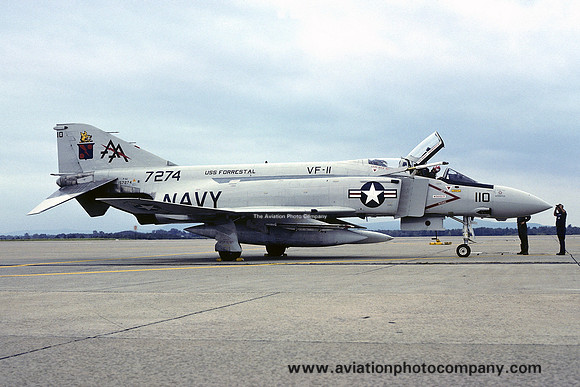 US Navy VF-11 McDonnell F-4J Phantom 157274/AA-110 (1977)