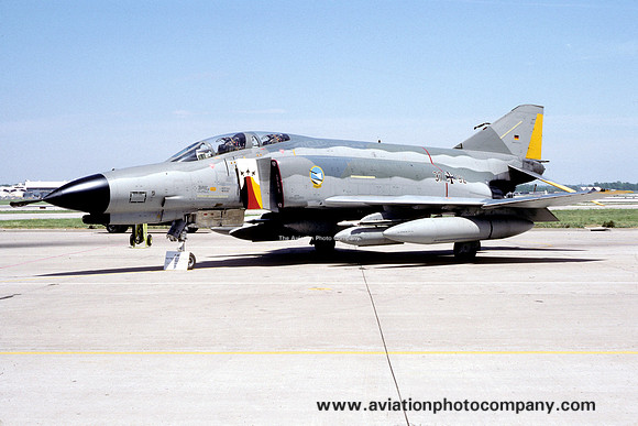 West German Air Force JG74 McDonnell F-4F Phantom 37+92 (1988)