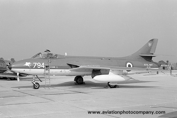 Royal Navy 738 Squadron Hawker Hunter GA.11 WV256/BY794 (1967)