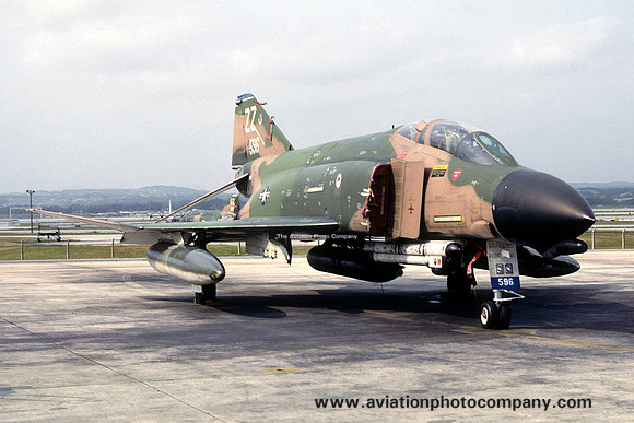 USAF 18 TFW 44 TFS McDonnell F-4D Phantom 66-7596/ZZ (1979)