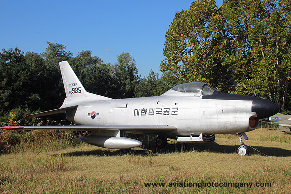 South Korean Air Force North American F-86S 62-935 preserved at Seongmu (2015)