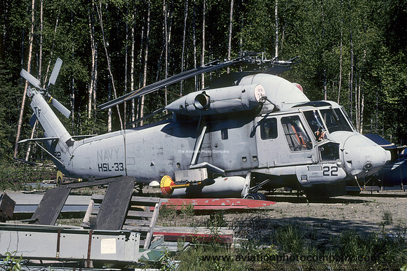 US Navy HSL-33 Kaman SH-2F Seasprite 150185 at the Wasilla Museum (1999)