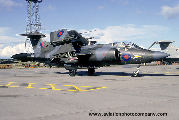 RAF 208 Squadron Blackburn Buccaneer S.2 XX892 at RAF Lossiemouth (1993)