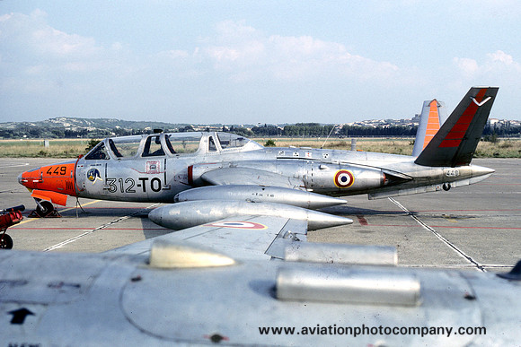 French Air Force GI312 Fouga Magister 449/312-TO (1987)
