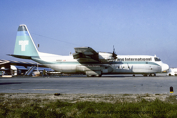Trans International Airlines Lockheed L-100-30 Hercules N15ST (1977)