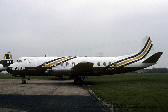 British Air Ferries Vickers Viscount G-AOHV (1982)
