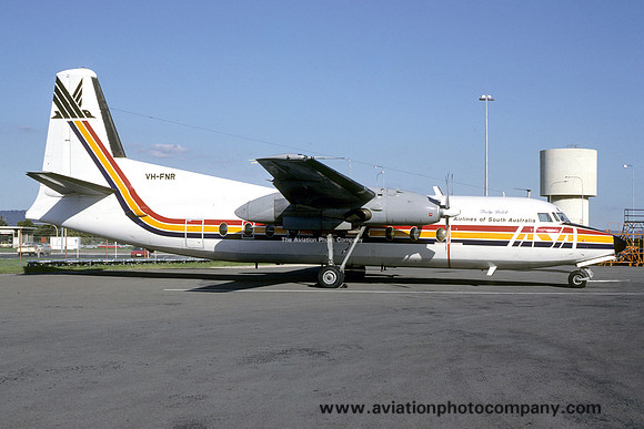 Airlines of South Australia Fokker F-27-600 VH-FNR (1983)