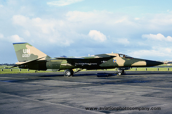 USAF 20 TFW 55 TFS General Dynamics F-111E Aardvark 68-0037/UH (1977)