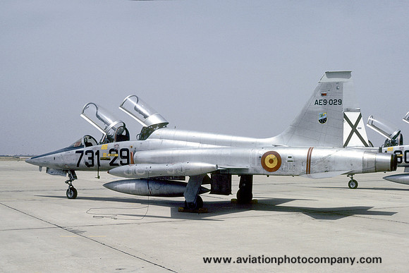 Spanish Air Force Esc 731 Northrop F-5B AE9-029/731-29 (1987)