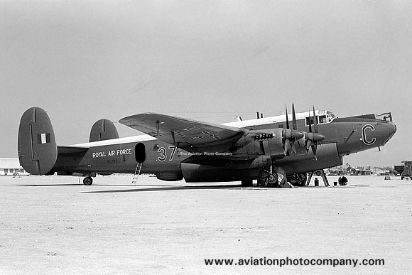 RAF 37 Squadron Avro Shackleton MR.2C WL797/C at RAF Sharjah (1966)