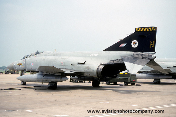 RAF 74 Squadron McDonnell F-4M Phantom FGR.2 XV469/N (1992)