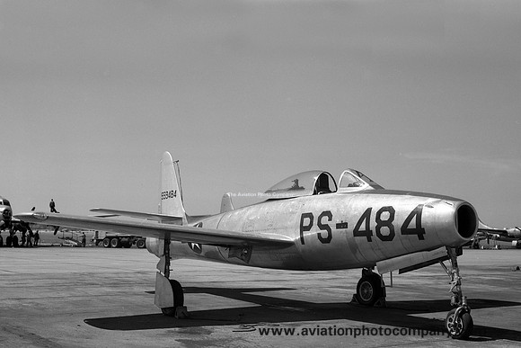 The Aviation Photo Company: F-84 Thunderjet/Thunderstreak (Republic) &emdash; USAF Republic XF-84 Thunderjet 45-59484