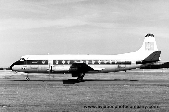 British European Airways Vickers 806 Viscount G-AOYK (1964)