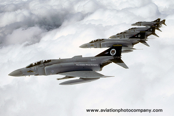 RAF 74 Squadron McDonnell F-4M Phantom FGR.2 XV474 (1992)