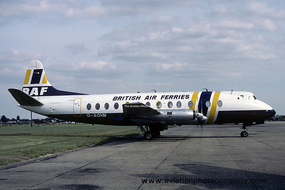 British Air Ferries Vickers Viscount G-AOHM (1982)