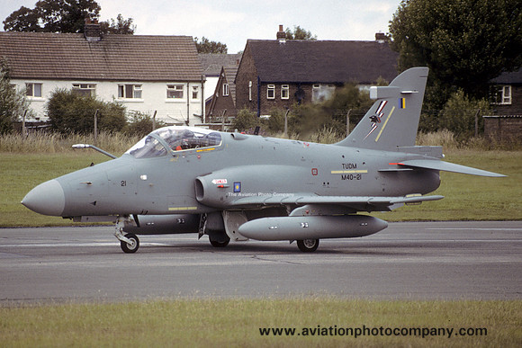 Malaysian Air Force BAE Hawk 208 M40-21 at Warton (1994)