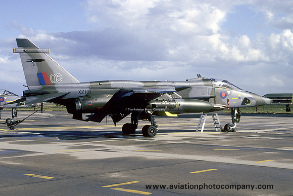 RAF 16 Squadron Sepecat Jaguar GR.1 XZ101/06 at RAF Lossiemouth (1993)