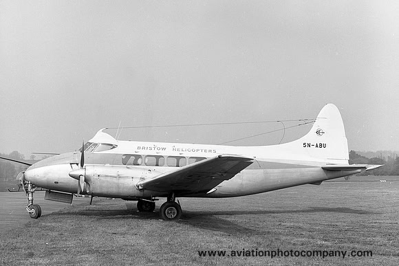 Bristow Helicopters De Havilland Dove 5N-ABU