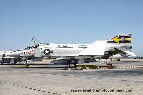 US Navy VF-103 McDonnell F-4J Phantom 155851/AG-212 (1977)