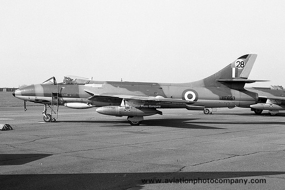 RAF 229 OCU Hawker Hunter F.6 XE653 at RAF Wattisham (1968)