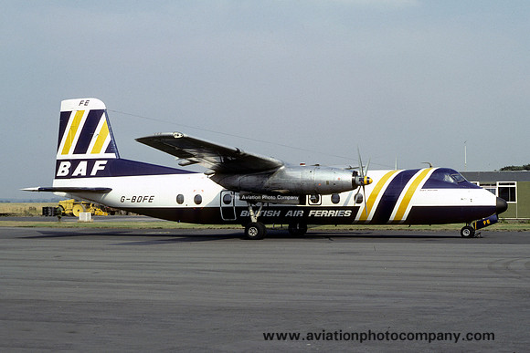 British Air Ferries Handley Page Herlad G-BDFE (1981)