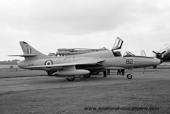 RAF 4 FTS Hawker Hunter T.7 XL591/82 (1973)