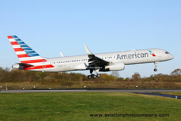 American Airlines Boeing 757-200 N199AN at Manchester (2015)