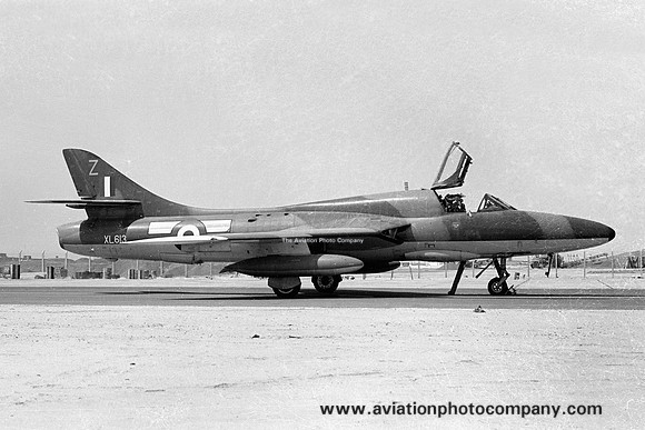 RAF 208 Squadron Hawker Hunter T.7 XL613 (1966)