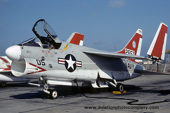 US Navy NATC Test Pilots School LTV A-7A Corsair 152657 (1975)
