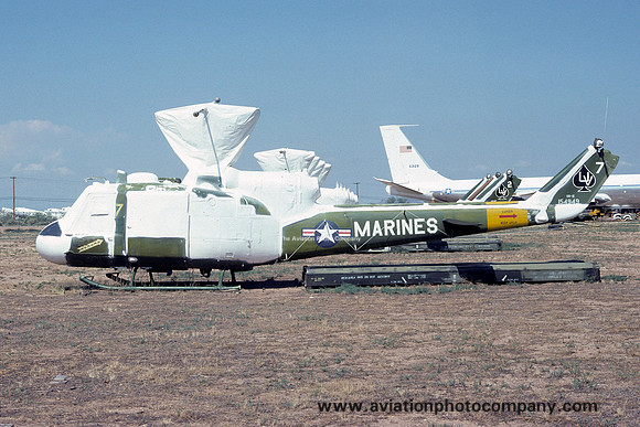 US Marines HML-267 Bell UH-1E 154949/UV-7 at MASDC Davis Monthan (1978)