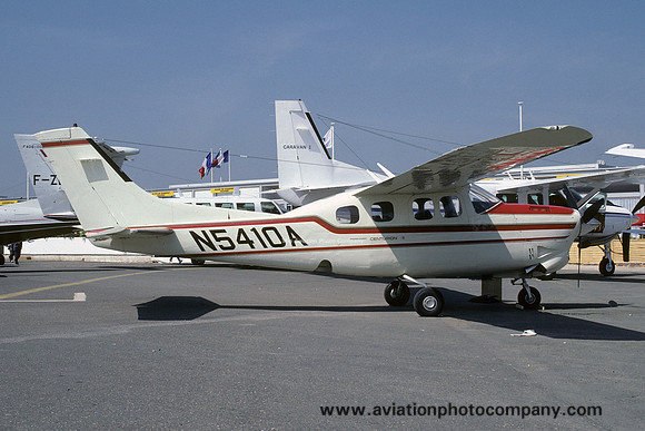 Cessna P210R Pressurised Centurion II N5410A at the Paris Air Show (1985)