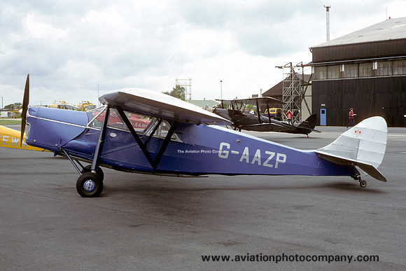 De Havilland DH80 Puss Moth G-AAZP (1982)