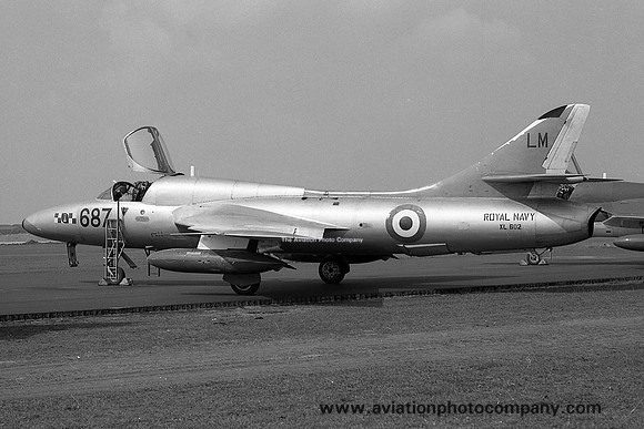 Royal Navy 764 Squadron Hawker Hunter T.8 XL602/LM687 (1967)