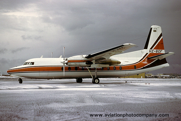 Fairchild F-27F HZ-BOF (1980)