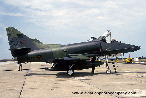 RNZAF 75 Squadron Douglas A-4K NZ6218 (1991)