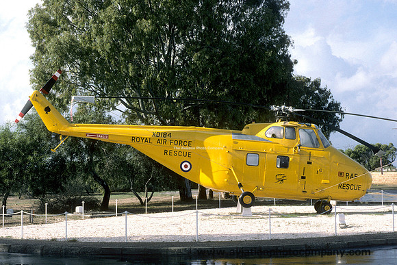 RAF 84 Squadron Westland Whirlwind HAR.10 XD184 displayed at RAF Akrotiri (1993)