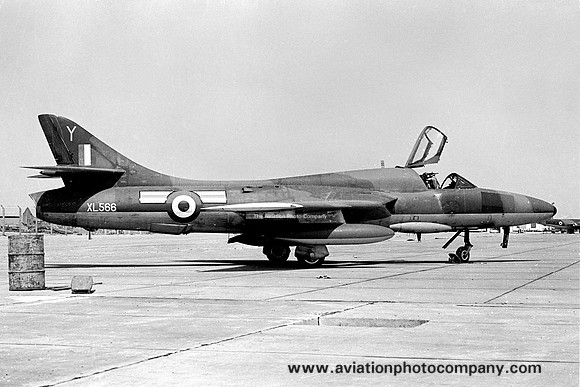 RAF 208 Squadron Hawker Hunter T.7 XL566/Y (1967)