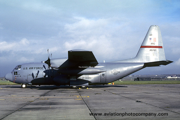 USAF West Virginia ANG 130 AS Lockheed C-130H Hercules 94-6707 (2000)