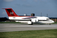 RAF 32 Squadron BAe 146 CC.2 ZE700 at RAF Waddington (2000)