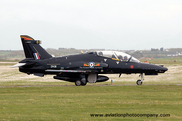 RAF 4 Squadron BAE Hawk T.2 ZK011/B at RAF Valley (2013)