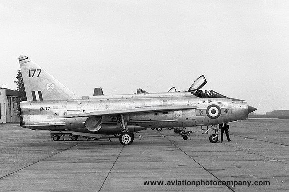 RAF Leuchars TFF English Electric Lightning F.1A XM177 (1970)