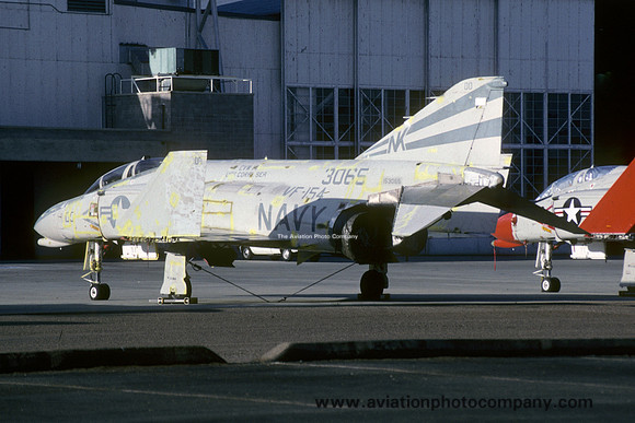 US Navy McDonnell F-4N Phantom 153065/NK-100 at China Lake (1990)