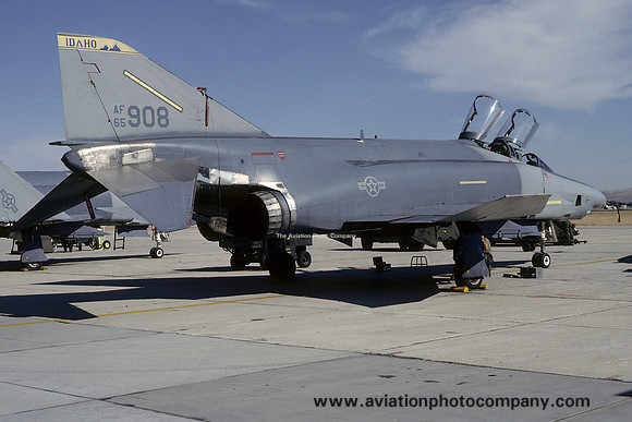 USAF Idaho ANG 190 TRS McDonnell RF-4C Phantom 65-0908 (1991)