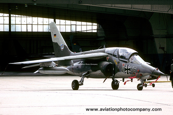 West German Air Force Dornier/Dassault Alpha Jet 41+56 (1988)