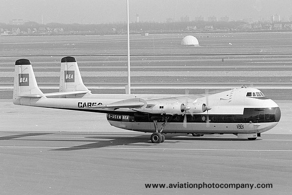 BEA Cargo AWA Argosy G-ASXM (1968)