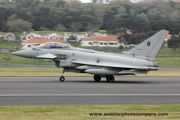 Italian Air Force 4 Stormo Eurofighter F-2000A MM7300/4-44 at Lajes (2016)