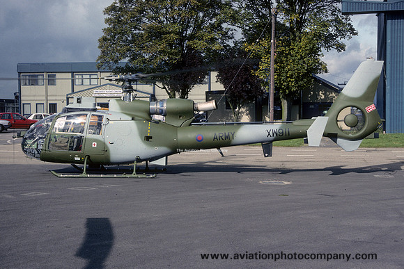 AAC 670 Squadron Westland Gazelle AH.1 XW911 (1992)