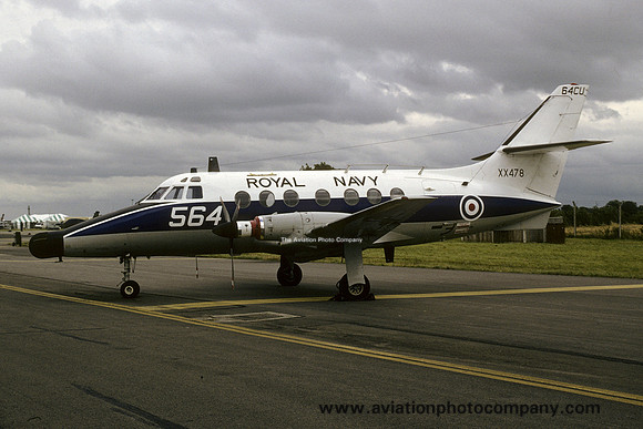 Royal Navy 750 Squadron Handley Page Jetstream T.2 XX478/CU564 (1993)